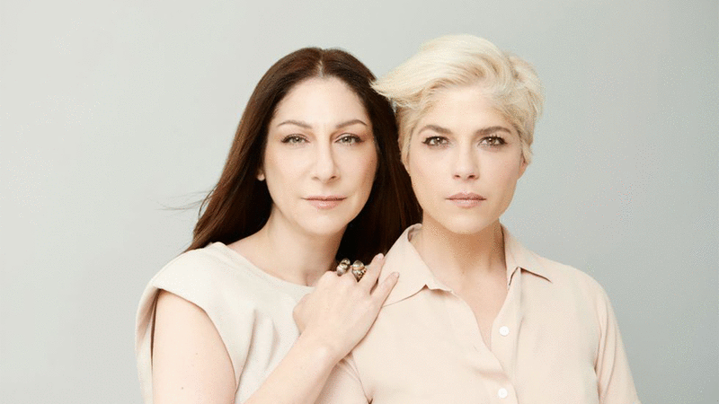 Beauty Brand Guide Beauty Campaign imagery featuring Selma Blair and founder Terri Bryant